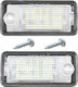 Audi A3 A4 A6 A8 Q7 Led License Plate Lighting Lamps 2 Pcs Set + 2x Screw