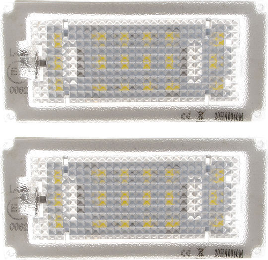 Bmw 3 E46 03-06 2 Door Coupe Led License Plate Lights 2 Pcs Set