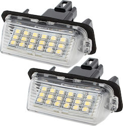 Toyota Avensis Camry Corolla Prius Verso Yaris Led License Plate Lights 2 Pcs Set Toyota Avensis Camry Corolla Prius Verso Yaris Led License Plate Lights 2 Pcs Set