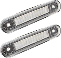 Mercedes W202 C-class W124 W201 E-class Led License Plate Lights 2 Pcs Set