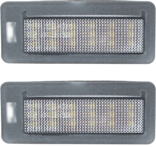 Fiat Doblo II 10-22 LED Kennzeichenbeleuchtungen Lampen 2 Stück Satz