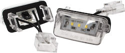 Peugeot 206 207 306 307 308 406 407 5008 Expert Partner Traveller Led License Plate Lighting Lamps 2 Pcs Set