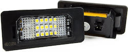 Skoda Fabia 5j Superb 3t Kombi Yeti 5l Seat Ibiza 6j Alhambra Ii Porsche Panamera 970 Led License Plate Lighting Lamps 2 Pcs Set