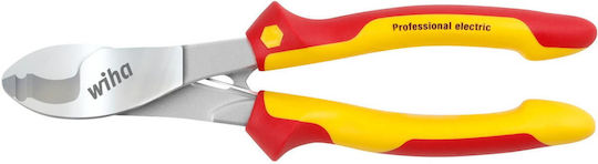 Wiha Cable Cutter Professional Electric Cutting Pliers Red Yellow Opening Spring