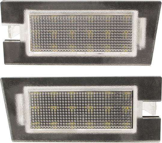 Jeep Cherokee 2013 LED Kennzeichenbeleuchtungen 2 Stück Satz