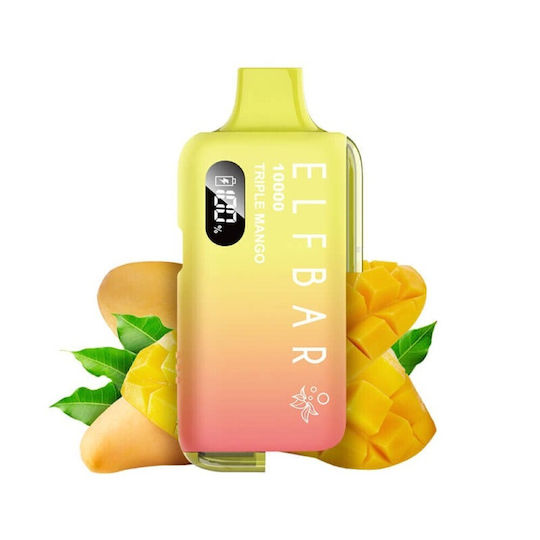 Elf Bar Ηλεκτρονικό Τσιγάρο μιας Χρήσης Triple Mango 10ml 20mg