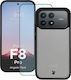 Bizonmobile Kit De Protecție 2 În 1 Bizon Angelo Husa Bizon Glass Edge Folie Tempered Glass Pentru Ecran Compatibil Xiaomi Poco F8 Pro Negru