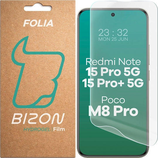 Bizon Hydrogel Protective Film Compatible Xiaomi Redmi Note 15 Pro 5g 15 Pro Plus 5g Poco M8 Pro 5g Transparent