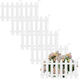 Vilde Plastic Garden Hedge In White Colour 30x30cm 10 Pieces