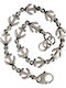 Men's Bracelet Chain Anchors Handmade Silver 925 19cm