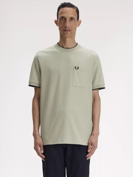 Fred Perry Polo Μπλούζα Κοντομάνικη Πράσινη