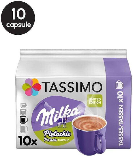 Tassimo Chocolate Capsules Milka Compatible with Tassimo Machine 10caps