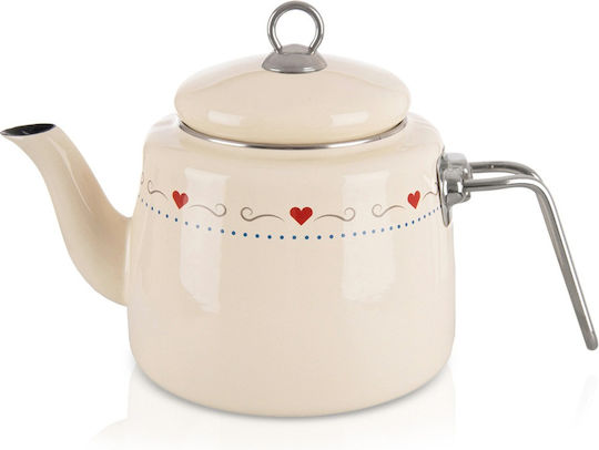 Orion Emaille Teekanne Grau 1600ml