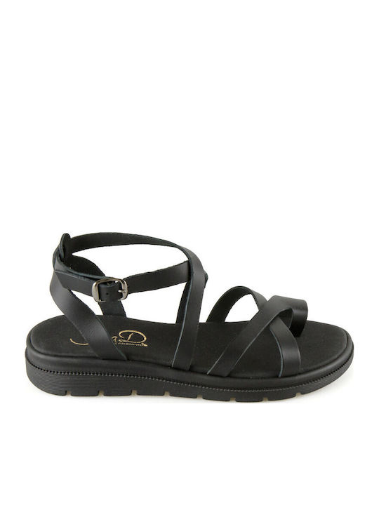 Silia D Leather Women's Flat Sandals Flatforms ...