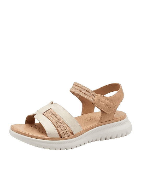 Amarpies Women's Anatomic Brown Sandals