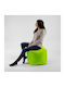 Πολυμορφικό Πουφ Σκαμπό Αδιάβροχο Neon Green 45x45x45cm