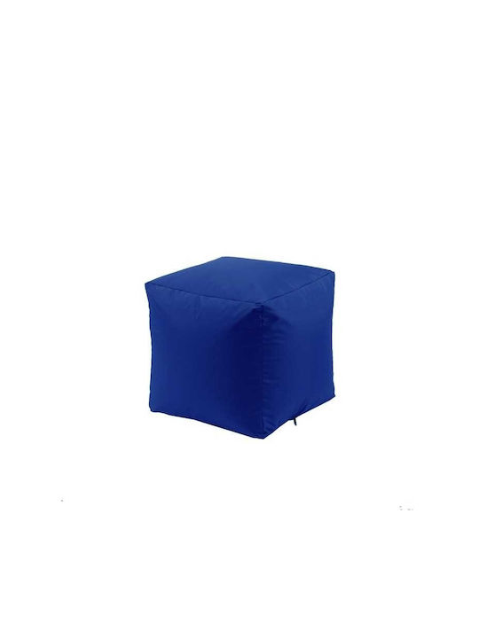 Vielseitiger Sitzsack Hocker Wasserdicht Royal Blau 40x40x40cm