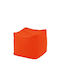 Multifunctional Bean Bag Chair Waterproof Neon Orange 40x40x40cm