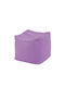 Multifunctional Bean Bag Chair Stool Violet 45x45x45cm
