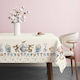 100% Baumwoll Tischtuch Mit Lustigem Druck 140x320cm Feta