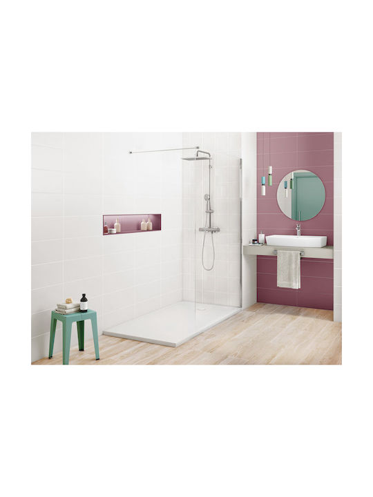 Roca Duschkabine mit Schiebetür 90x195cm Klarglas