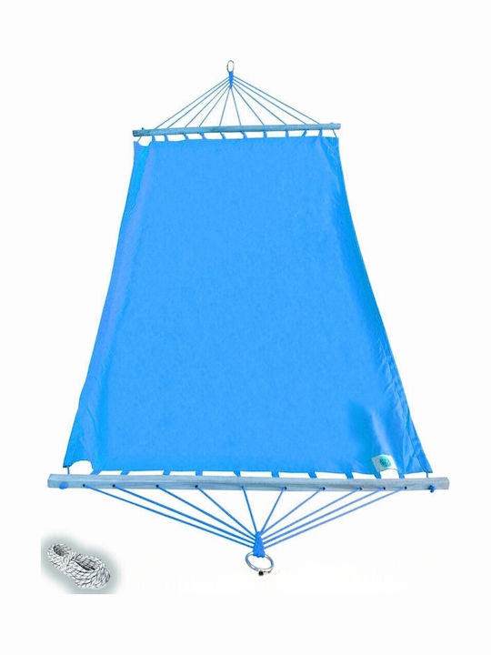SteweHome Hamac Dublu Material Textil Albastru 120x140cm