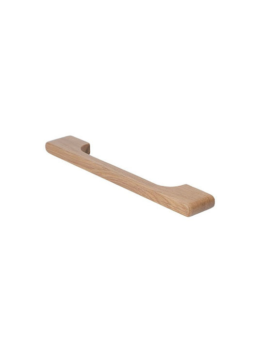 Finetto Furniture Handle Made of Wood in Transparent Colour with Hole Centers 480mm 273-UPR0091#48