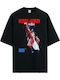 Amplified Oversized T-shirt Michael Jackson 1988 Live In Concert Black Unisex Zav862n417-blk