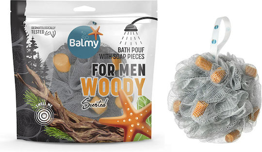 Balmy Bath Pouf Soap Stücke Männer Holz 76g Klassisches Körperschwamm Seife