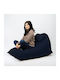 Pufrelax Sitzsack Nackenrolle Wasserdicht Marineblau 130x100x80cm