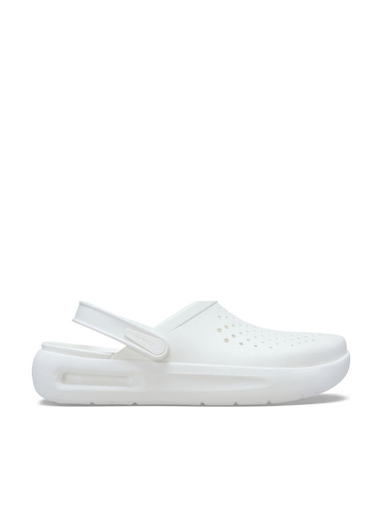 Crocs Literide Clog Damen Holzschuhe Weiß