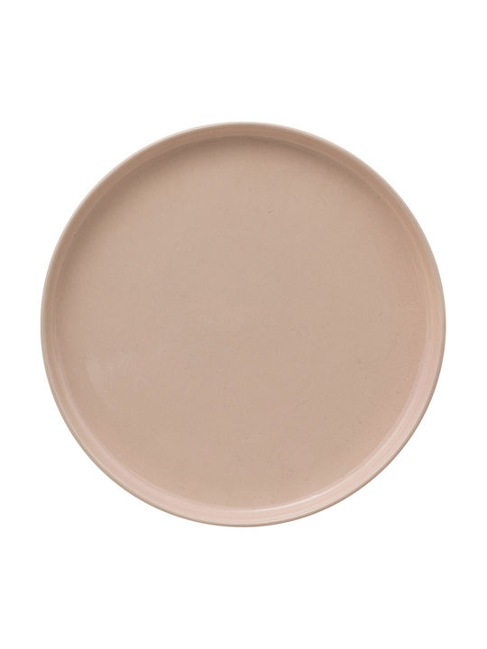 S-d Dessert Plate Ceramic Beige with Diameter 20cm