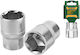 Sechseck Steckdosen 1/2" 9mm Jadever Jdsc1209