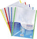 Binder Pockets With Holes A4 With Green Stripe Type P Glossy 25 Pieces 40mic Donau 1774925pl-99green