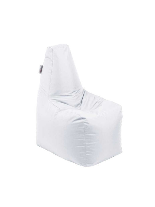 Bean Bag Chair Waterproof White 50x40x55cm