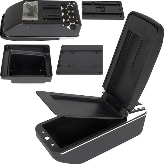 Vw Tiguan I 07-16 Armrest Storage Black Eco-leather + Installation Kit