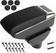 Hyundai I20 I 08-14 Armrest Storage Black Eco-leather + Installation Kit