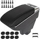 Suzuki Sx4 2006 Armrest Storage Black Eco-leather + Installation Kit