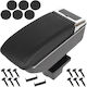 Skoda Octavia Ii 04-13 Armrest Storage Black Eco-leather + Installation Kit