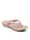 Damen Zehentrenner in Roségold Farbe