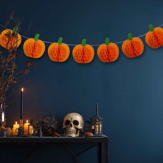 Halloween Decoration Pumpkin Lantern Garland Paper 2 M