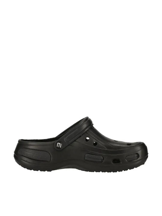 Endurance Men's Black Clogs Endurance Men's Black Clogs