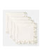 Cotton Club Set 4 Bucăți Șervețele Din Bumbac Apple Blossom 45x45 cm