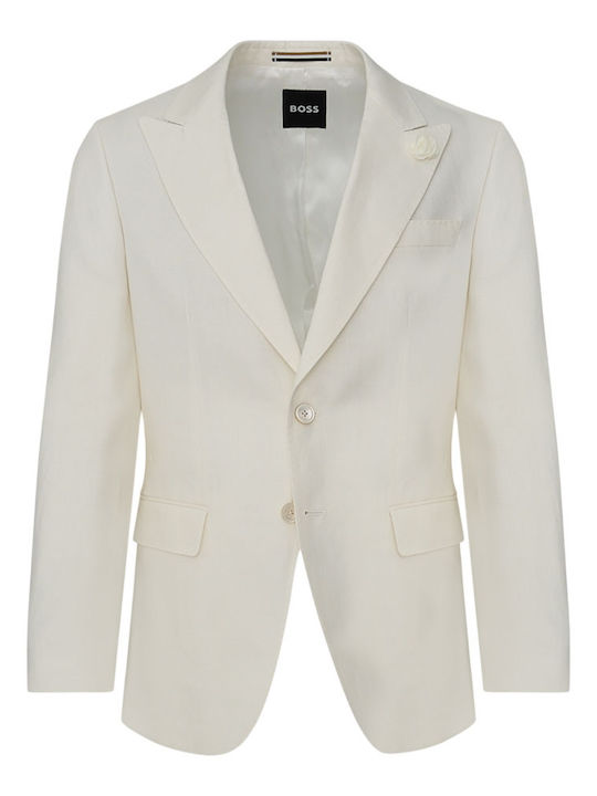 Summer Men’s Suit Jacket White