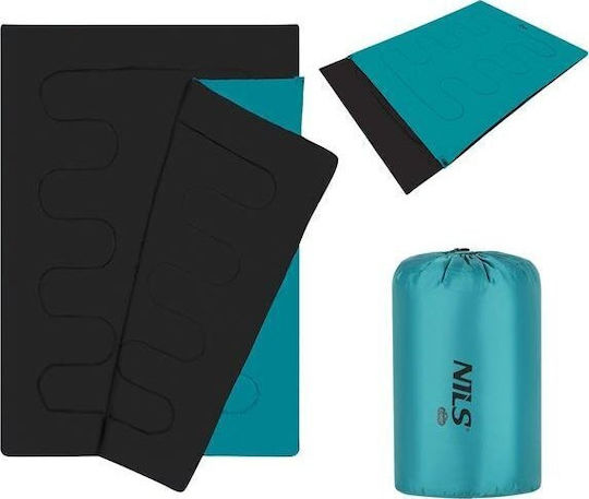 Nils Sleeping Bag Διπλό Καλοκαιρινό Blue