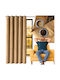 More&Deco Κουρτίνα Συσκότισης με Τρουκς Beige 140x250εκ.