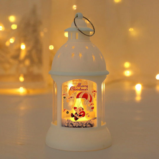 Alista Home Christmas Plastic White Battery Candle 13.5x6.8cm