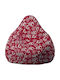 Beanbag Multicolor 70x60x65 cm