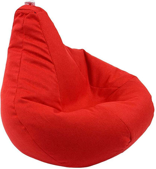 Beanbag 70x60x65 cm Roșu