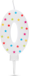Lumânare De Tort Numărul 0 Decor De Petrecere Aniversară 7 X 4 Cm